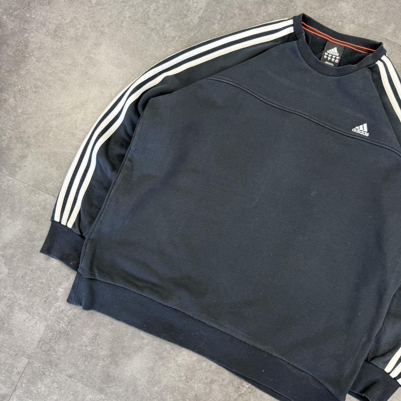 Vintage 2000s Adidas Spellout Three stripe big logo Sweatshirt