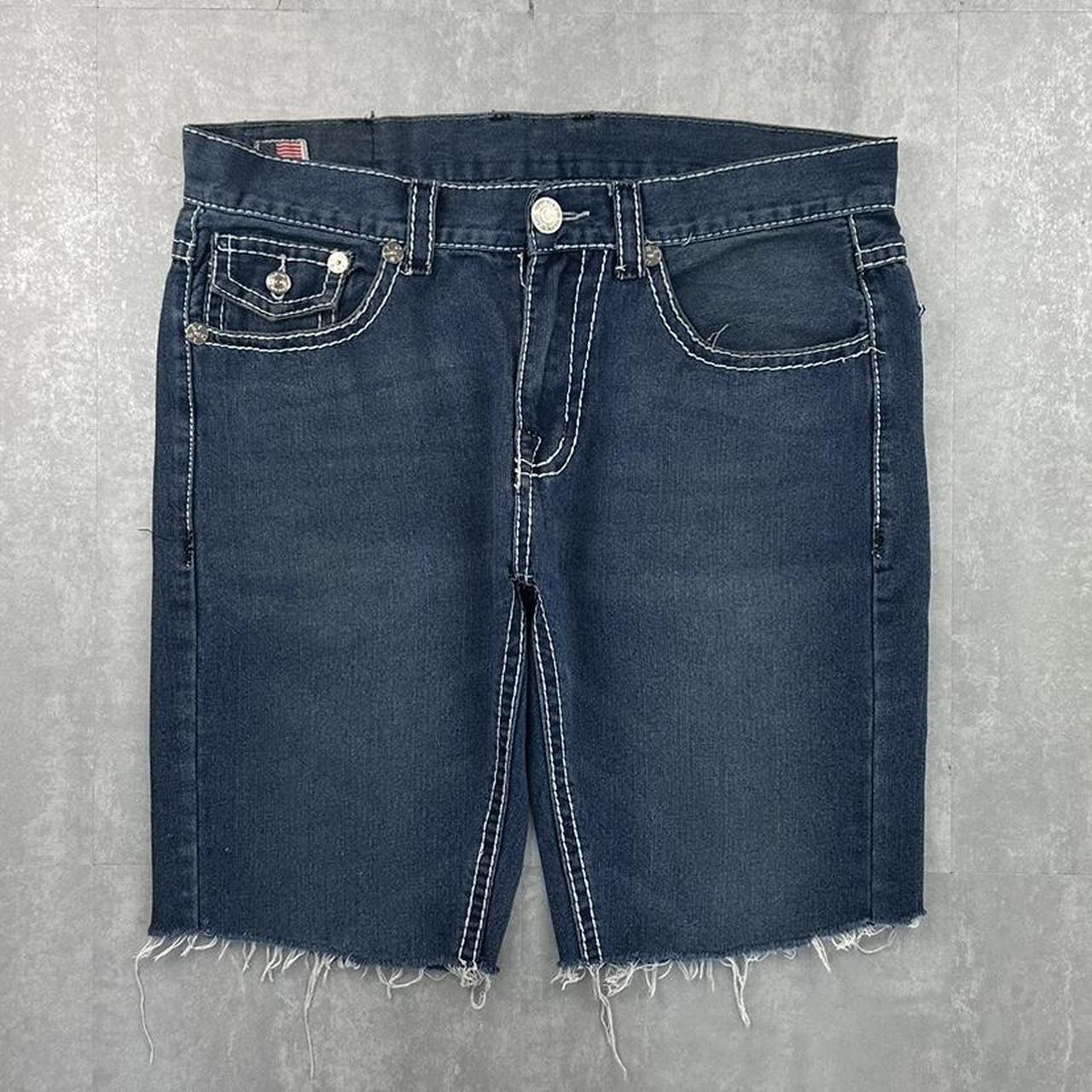 True religion Grunge 2000s spellout carpenter style jorts