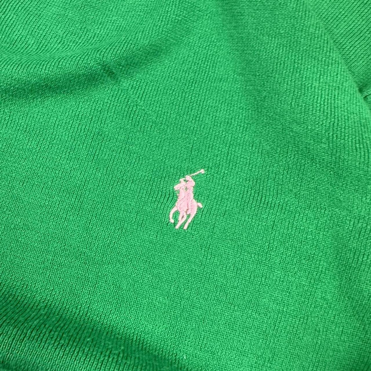 Polo Ralph Lauren 90s cotton V neck knit sweatshirt
