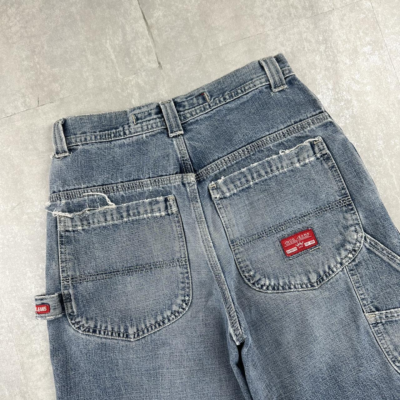 JNCO Jeans 2000s spellout carpenter fit skate jorts