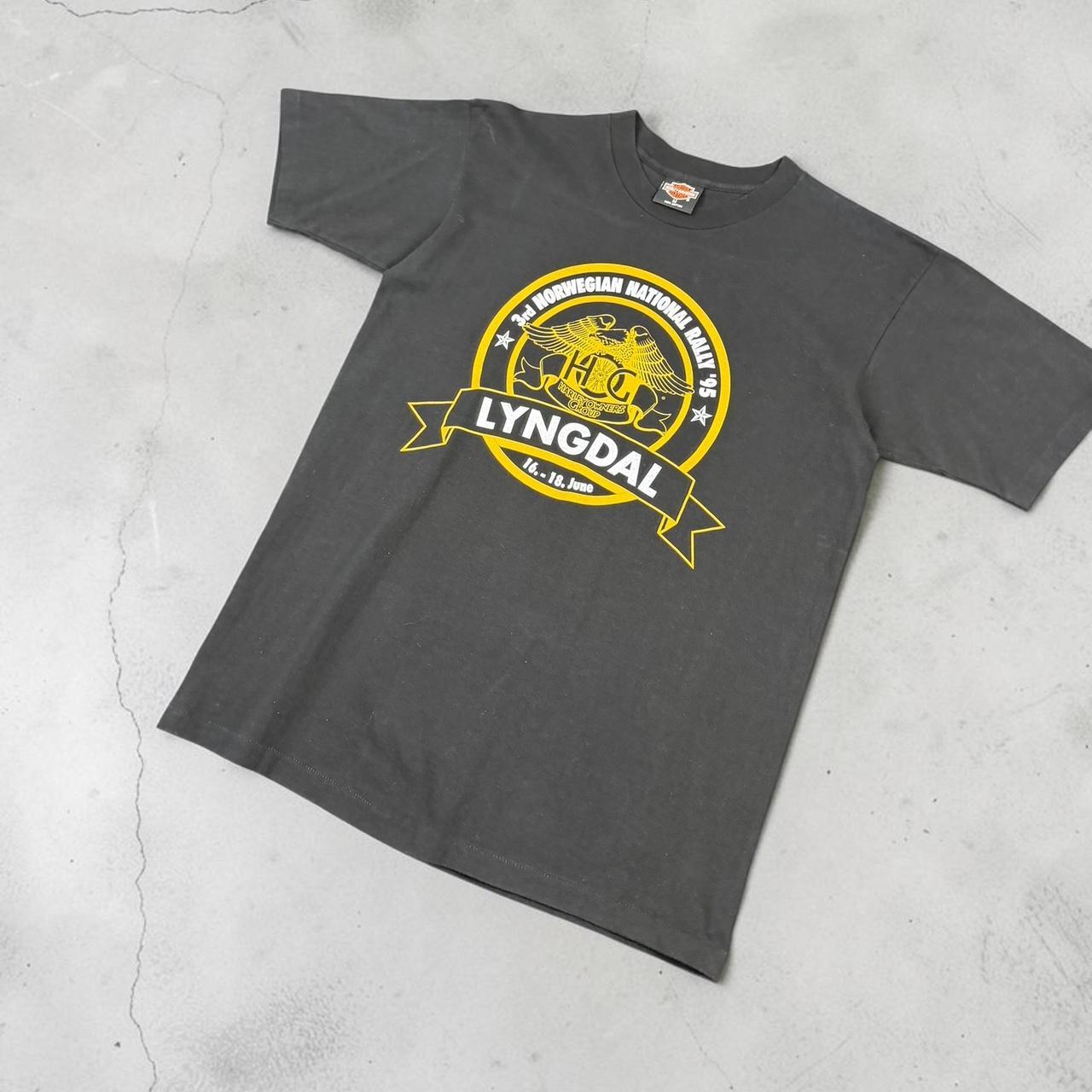 Harley Davidson biker Vintage Y2K Norway choppers T-Shirt