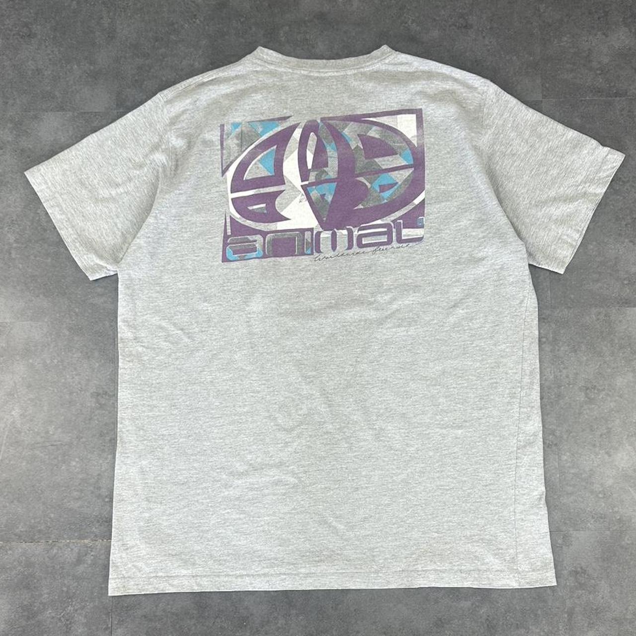 Animal 2000s Print graphic logo T shirt