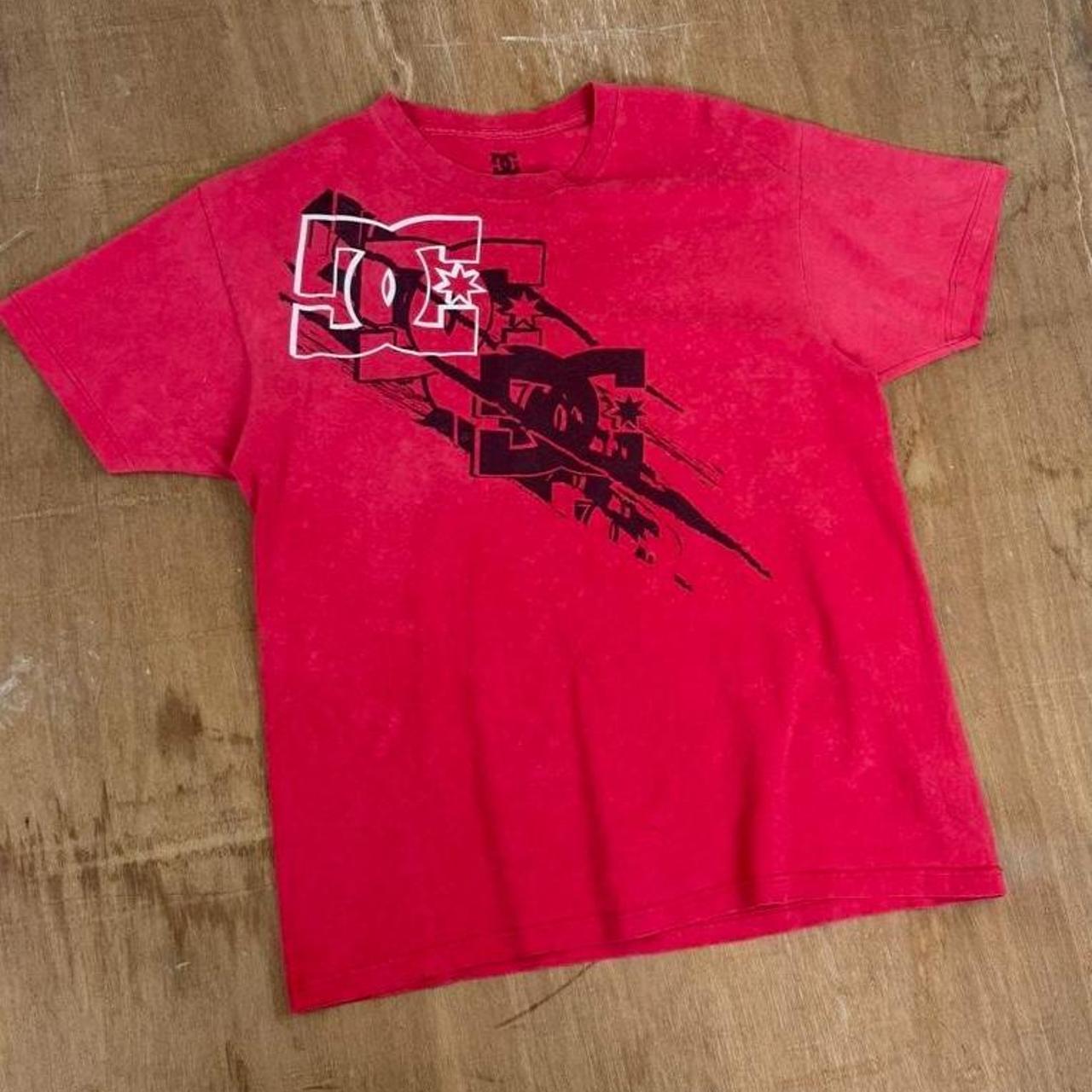Dc Shoes Vintage Y2K red skater T-Shirt