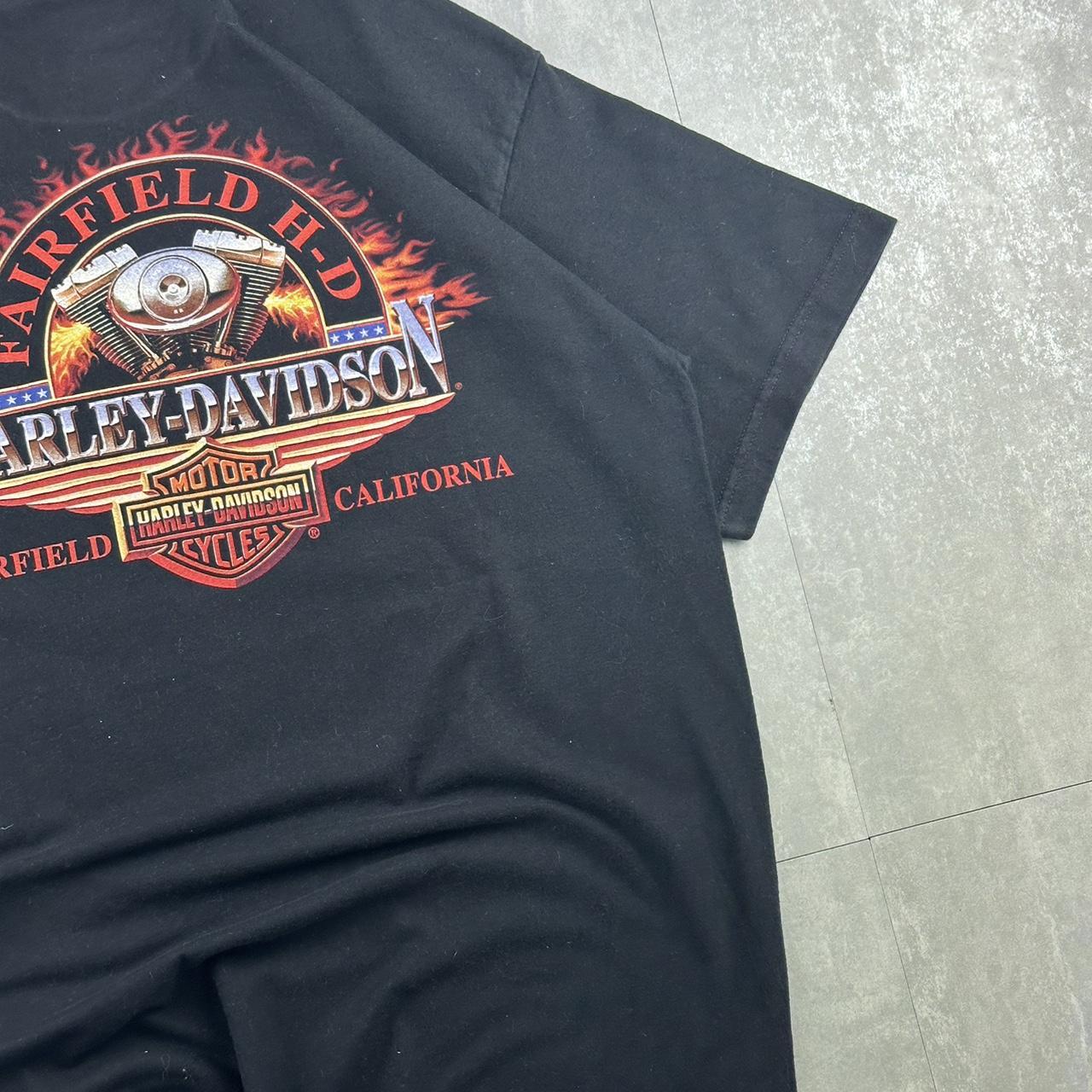 Harley Davidson New York 2000s biker spellout T shirt