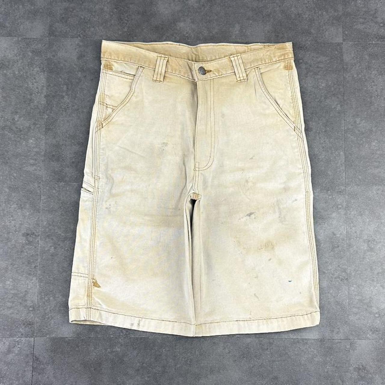 Carhartt 2000s dungaree workwear comfort fit cargo shorts