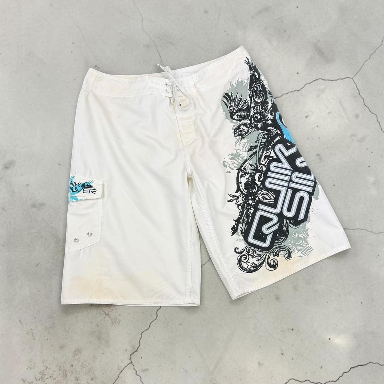 Quiksilver surfer vintage Y2K Surfwear beach swim board shorts