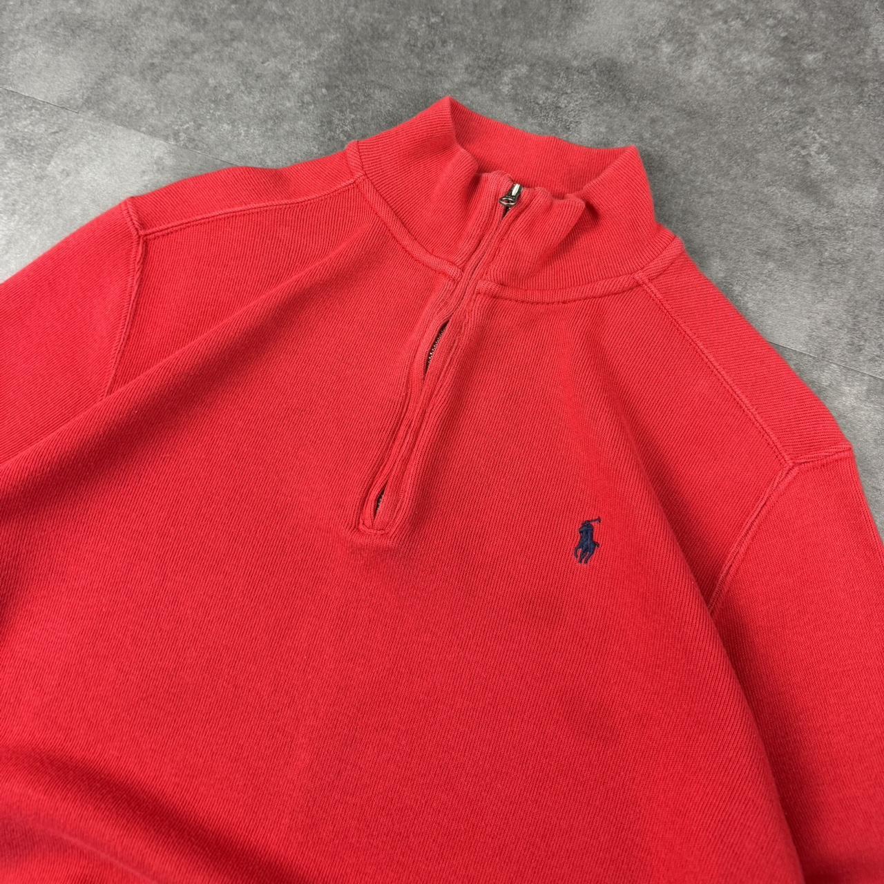 Polo Ralph Lauren 90s chunky knit 1/4 zip jumper