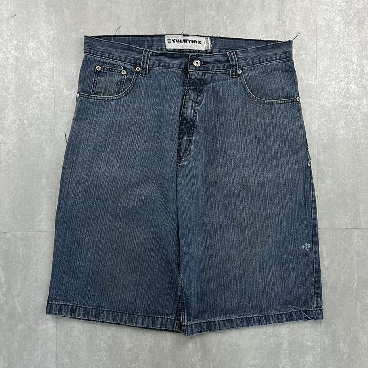 Japanese style 2000s spellout carpenter style skate jorts