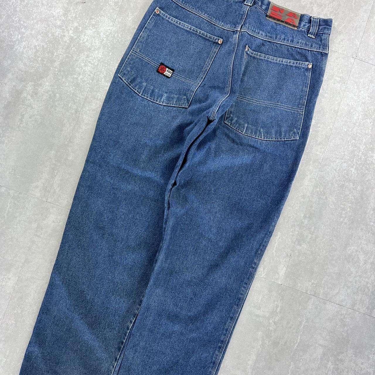 Nasa grunge jeans 2000s spellout carpenter jeans