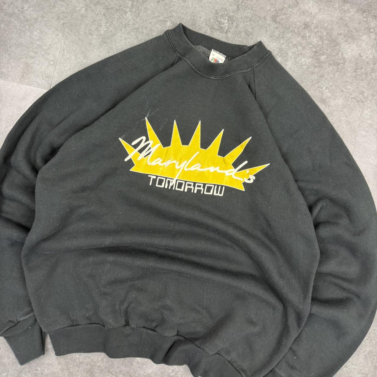 Vintage Fruit of the Loom 90s Maryland screen print sweatshirt