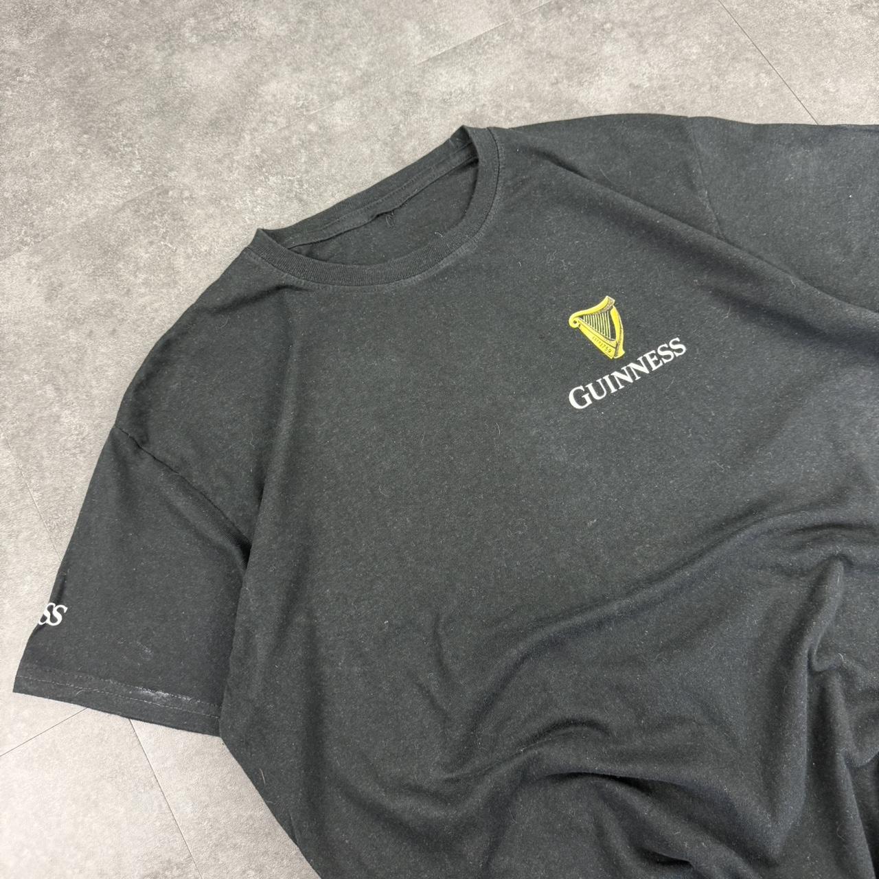 Guinness 2000s beer sportswear spellout T shirt