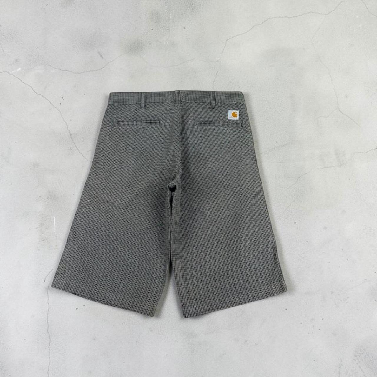 Carhartt 2000s presenter Bermuda fit checked shorts