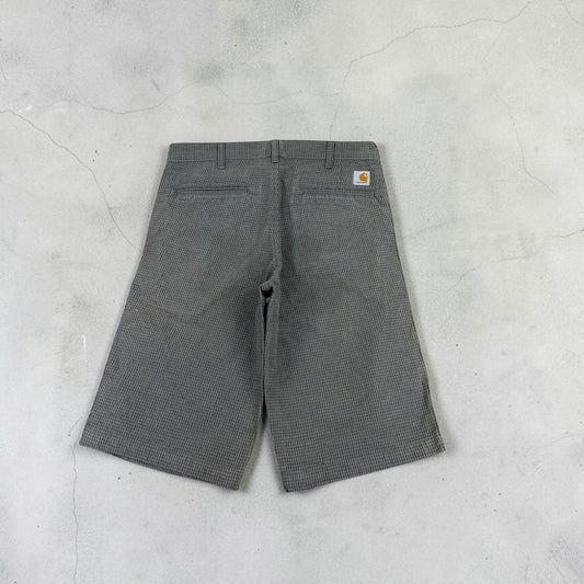 Carhartt 2000s presenter Bermuda fit checked shorts