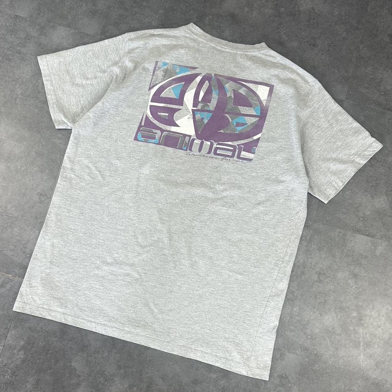 Animal 2000s Print graphic logo T shirt
