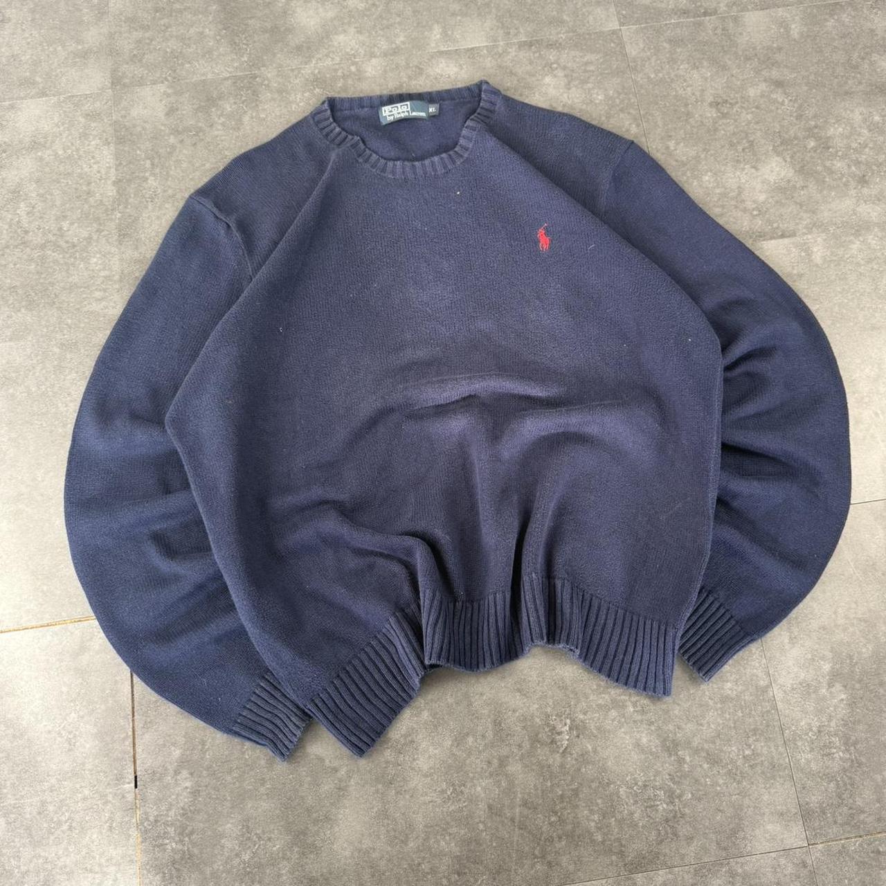 Polo Ralph Lauren 90s chunky knit heavyweight round neck jumper