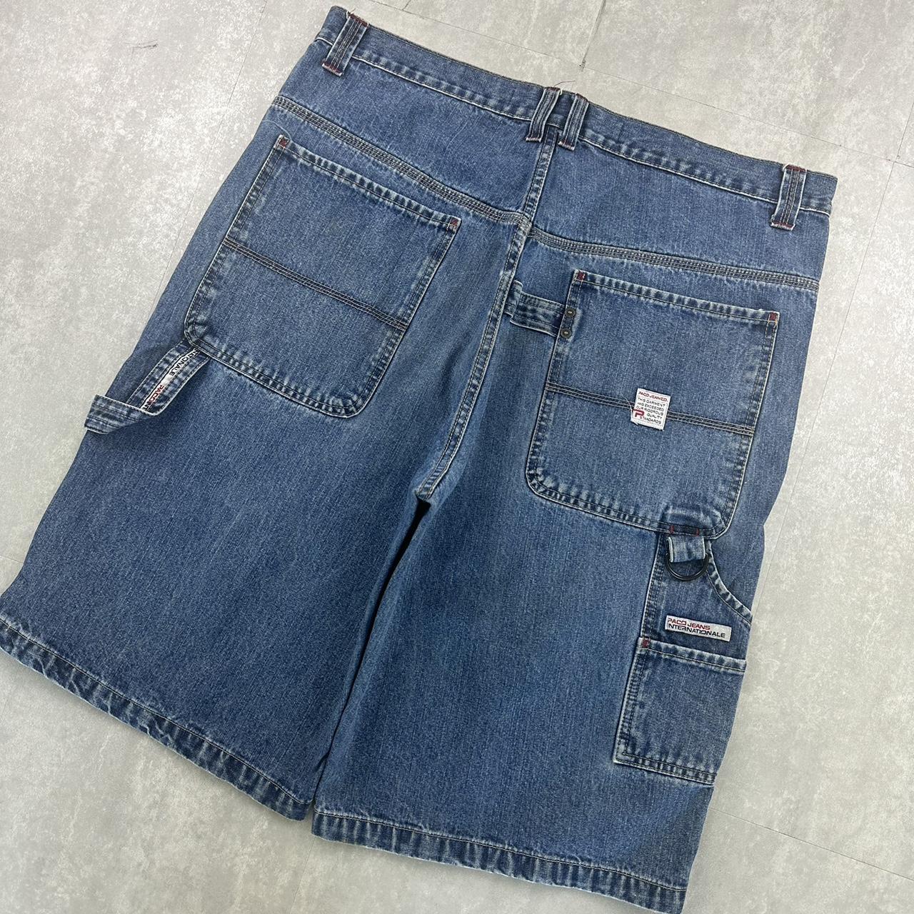 Paco Jeans 2000s spellout carpenter style jorts