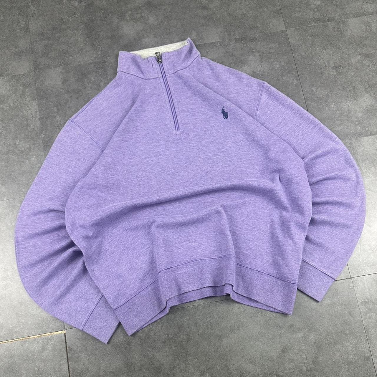 Polo Ralph Lauren Performance 90s chunky knit pullover knit 1/4 zip Sweatshirt