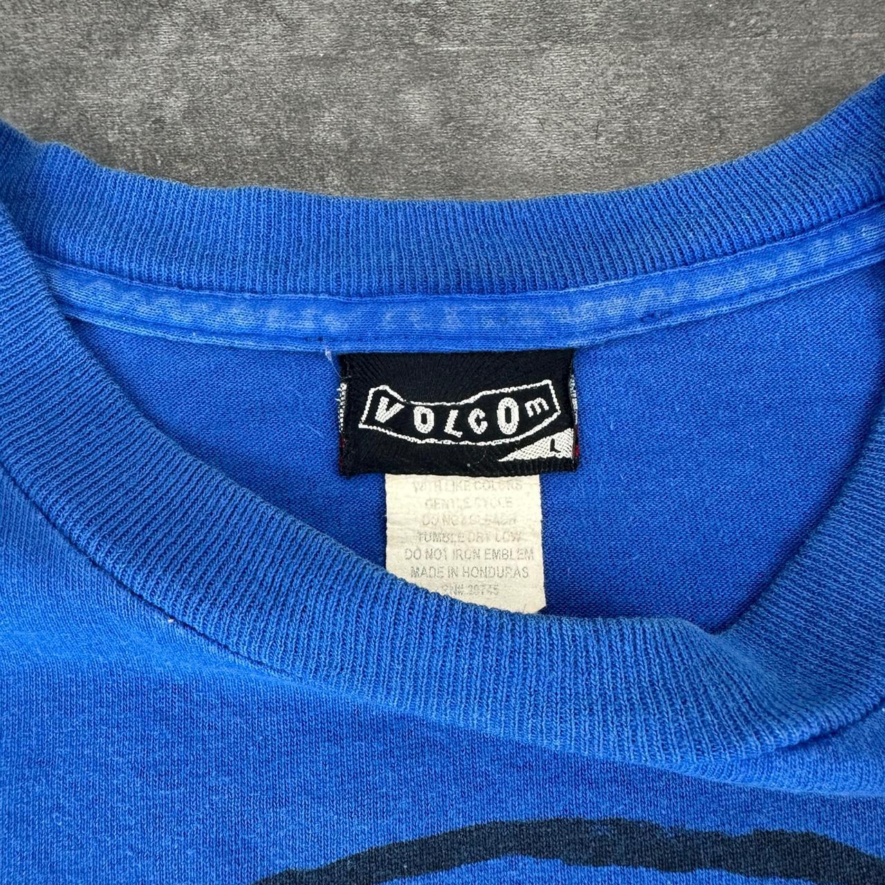 Volcom T 2000s Y2K logo print design