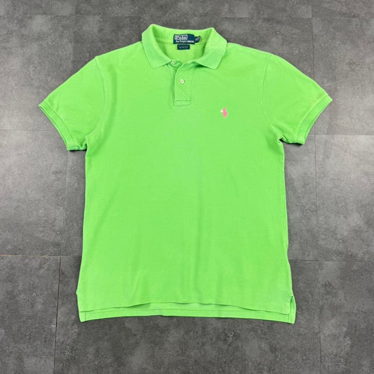 Polo Ralph Lauren 90s lime green polo shirt