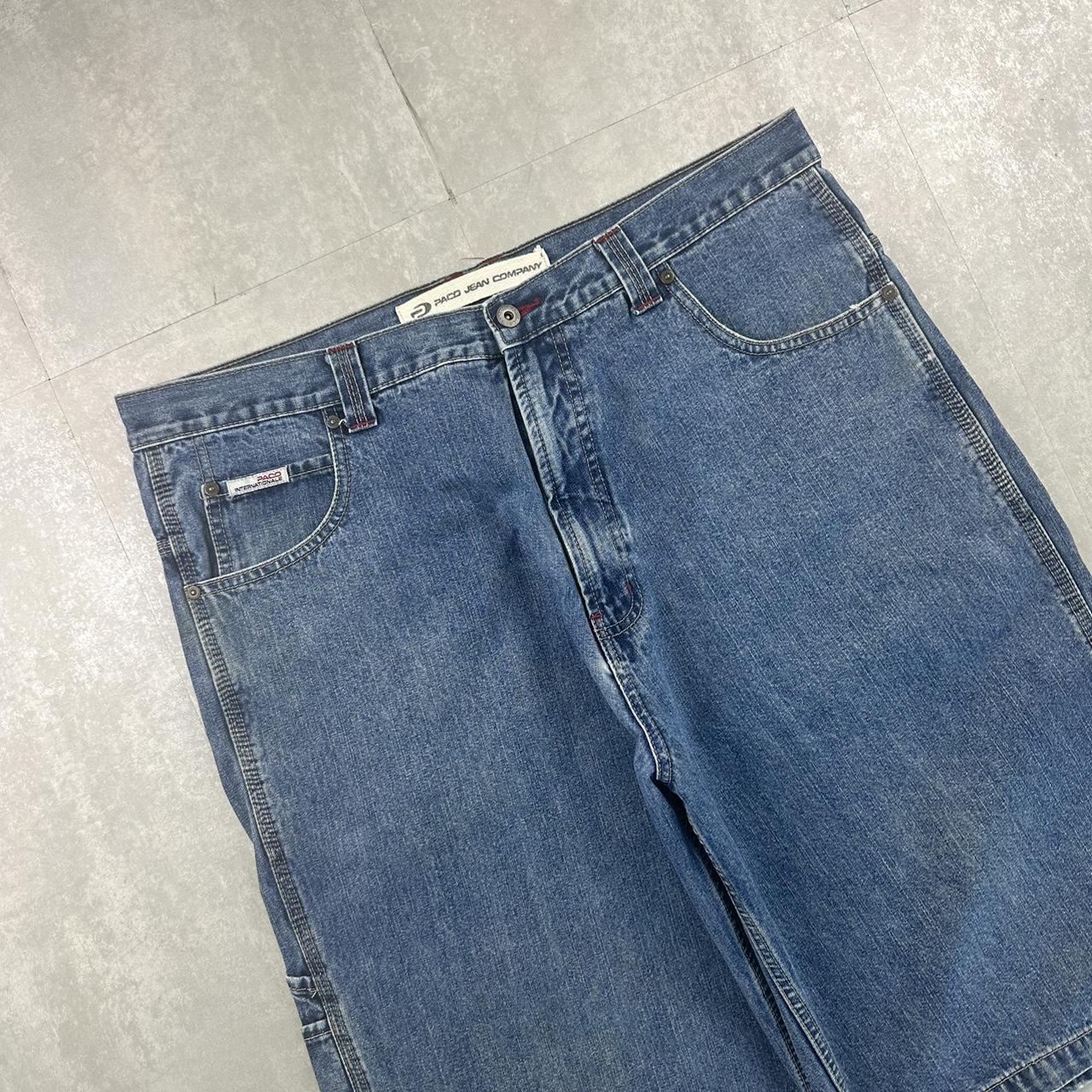 Paco Jeans 2000s spellout carpenter style jorts