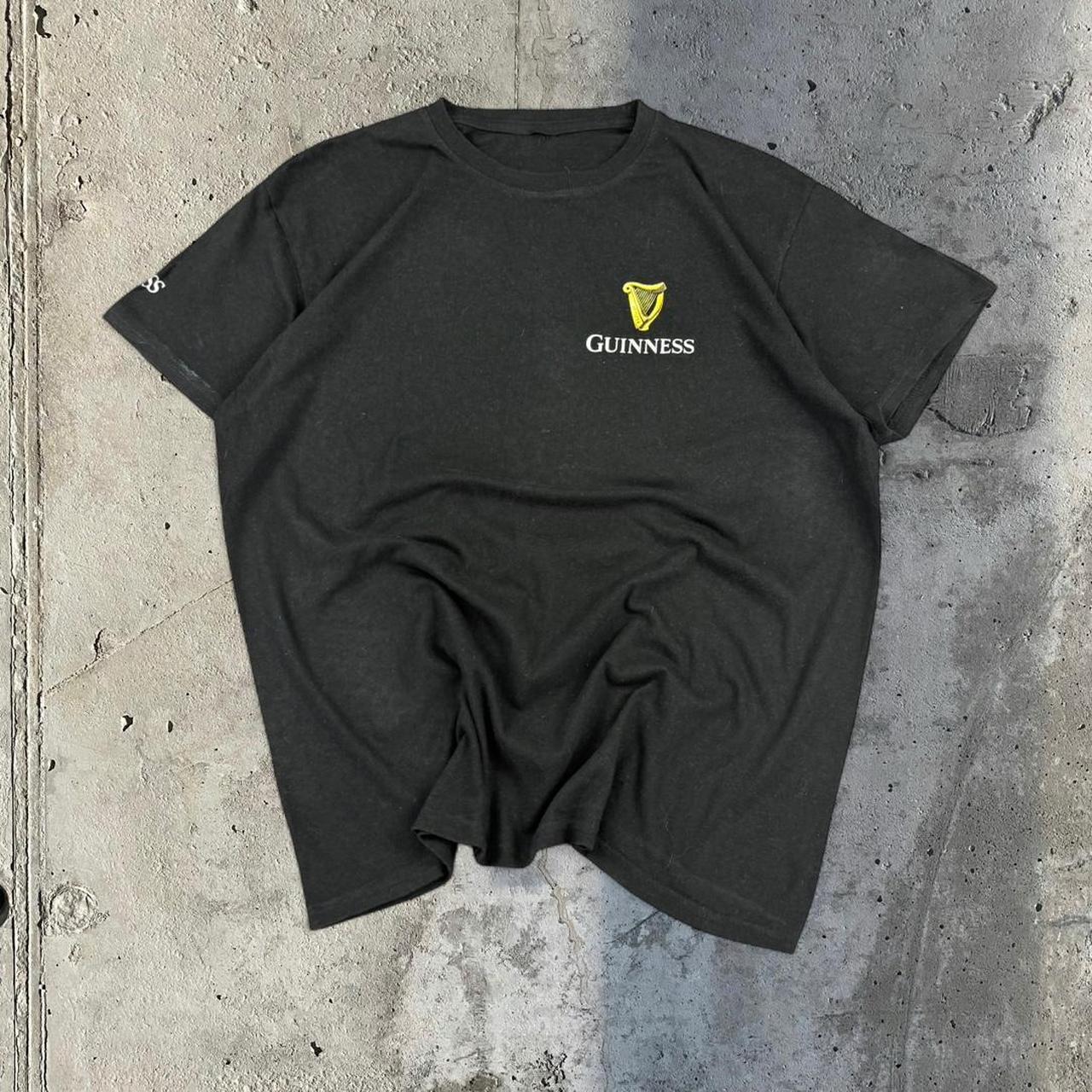 Guinness 2000s beer sportswear spellout T shirt