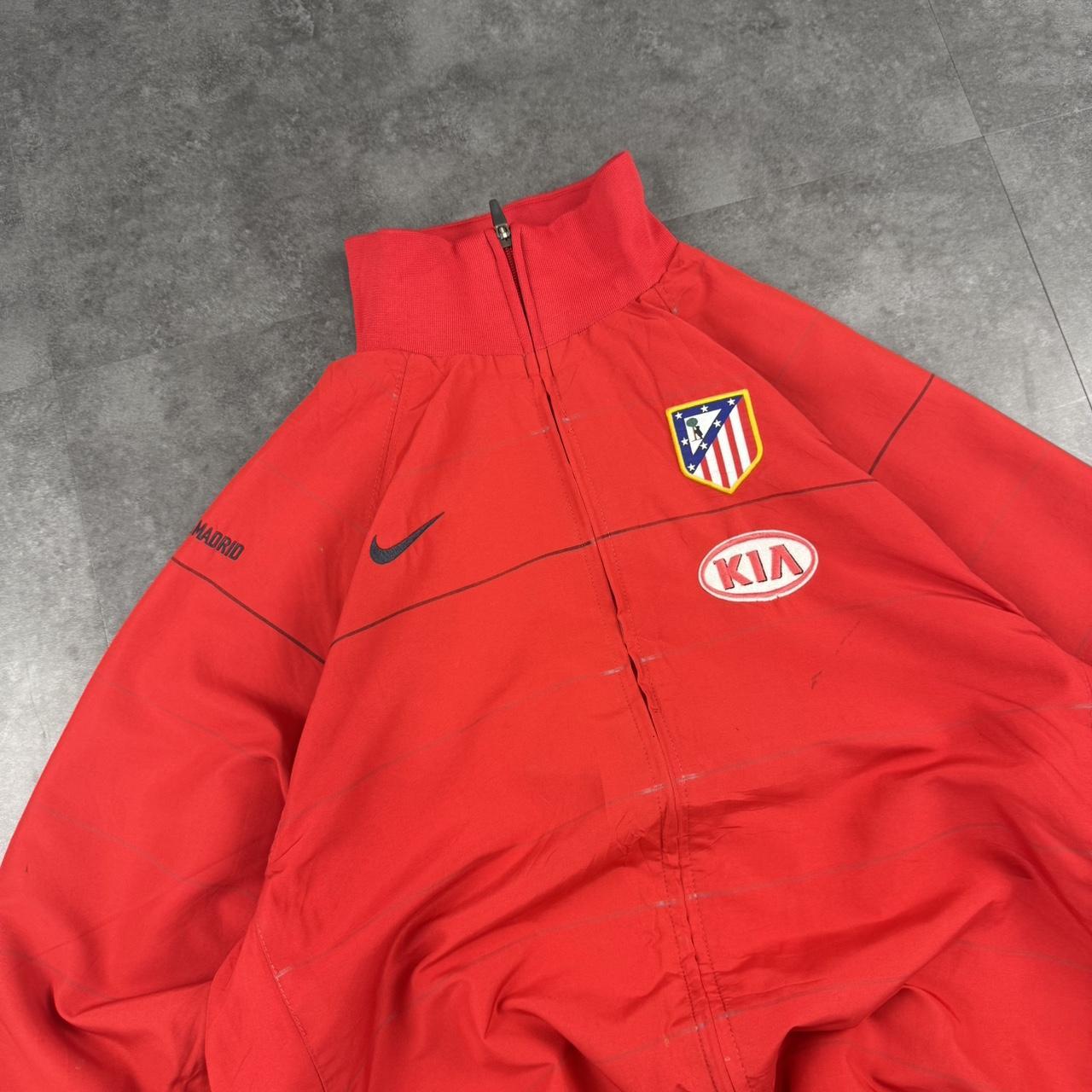 Vintage Nike 2000s athletico Madrid football track jacket