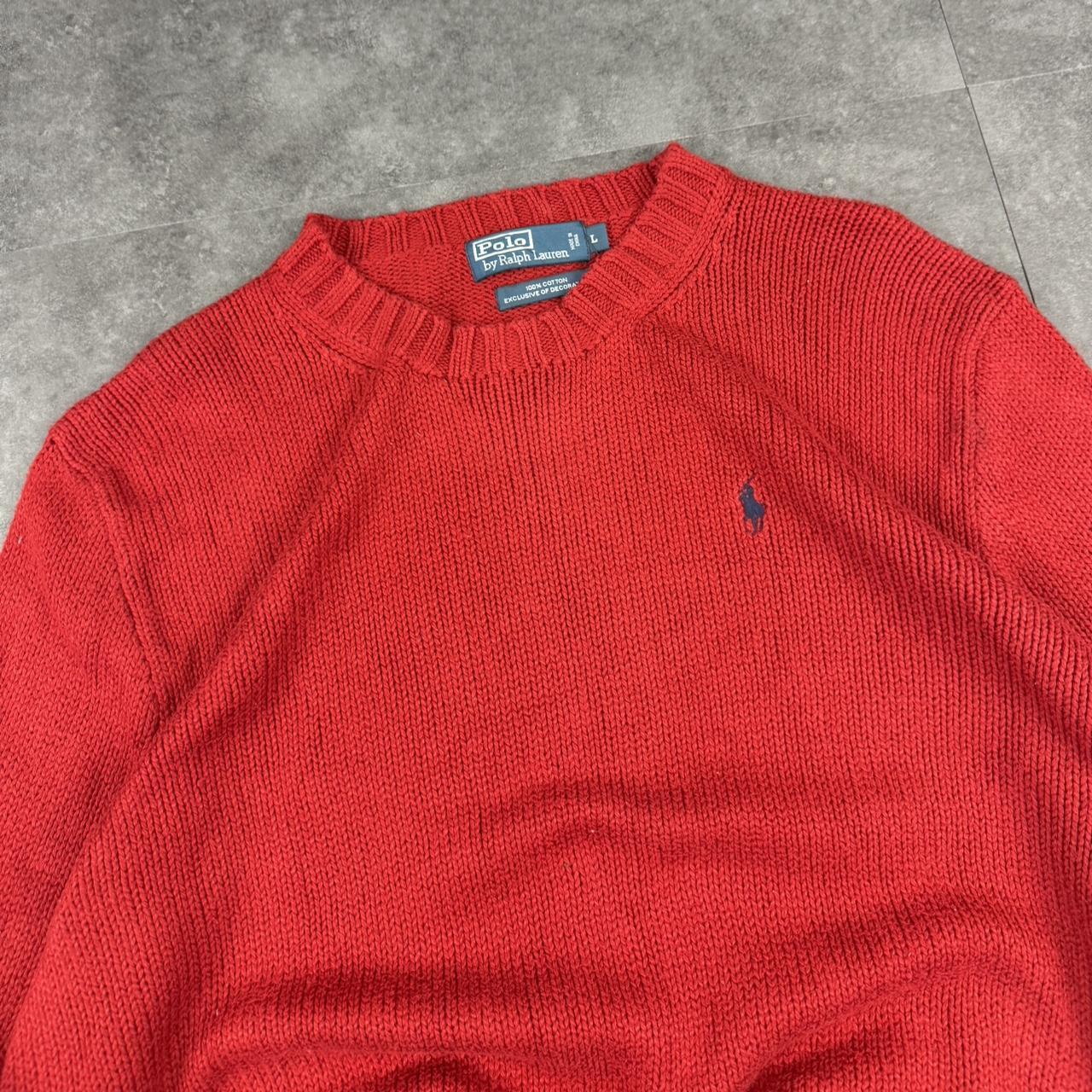 Polo Ralph Lauren 90s chunky knit heavyweight fisherman’s jumper