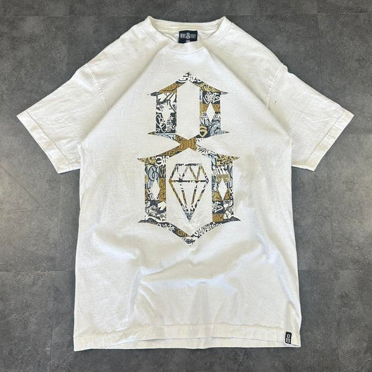 Rebel Eight vintage 2000s number skater skaterwear T shirt