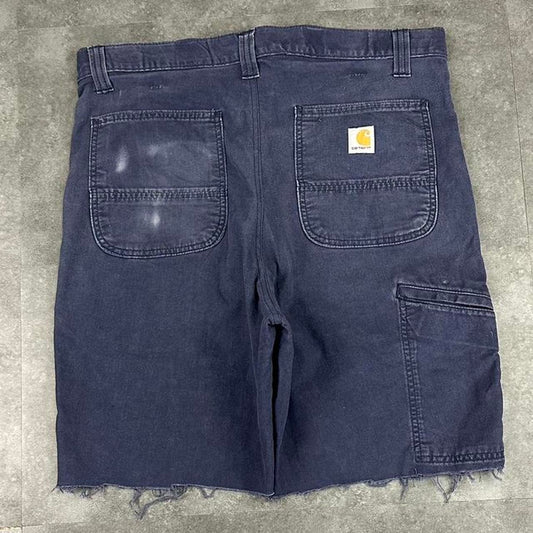 Carhartt 2000s dungaree workwear comfort fit cargo jorts