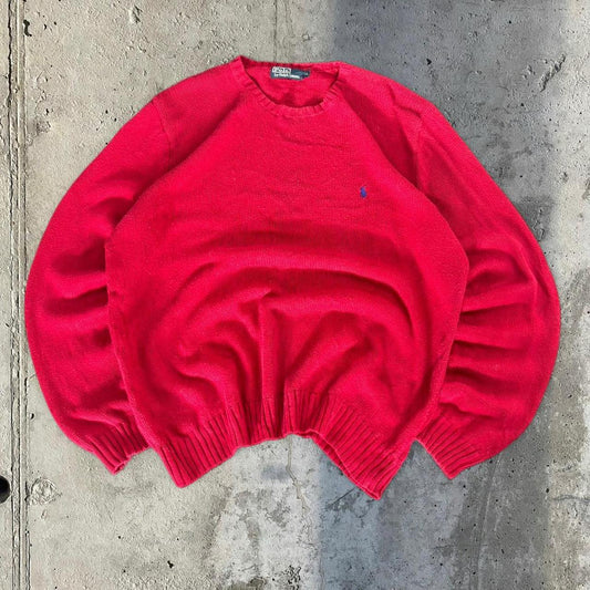 Polo Ralph Lauren 90s chunky knit jumper