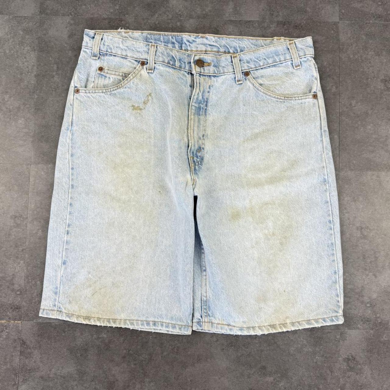Rare Levi’s 90s orange tab 550 baggy skate denim short Jorts