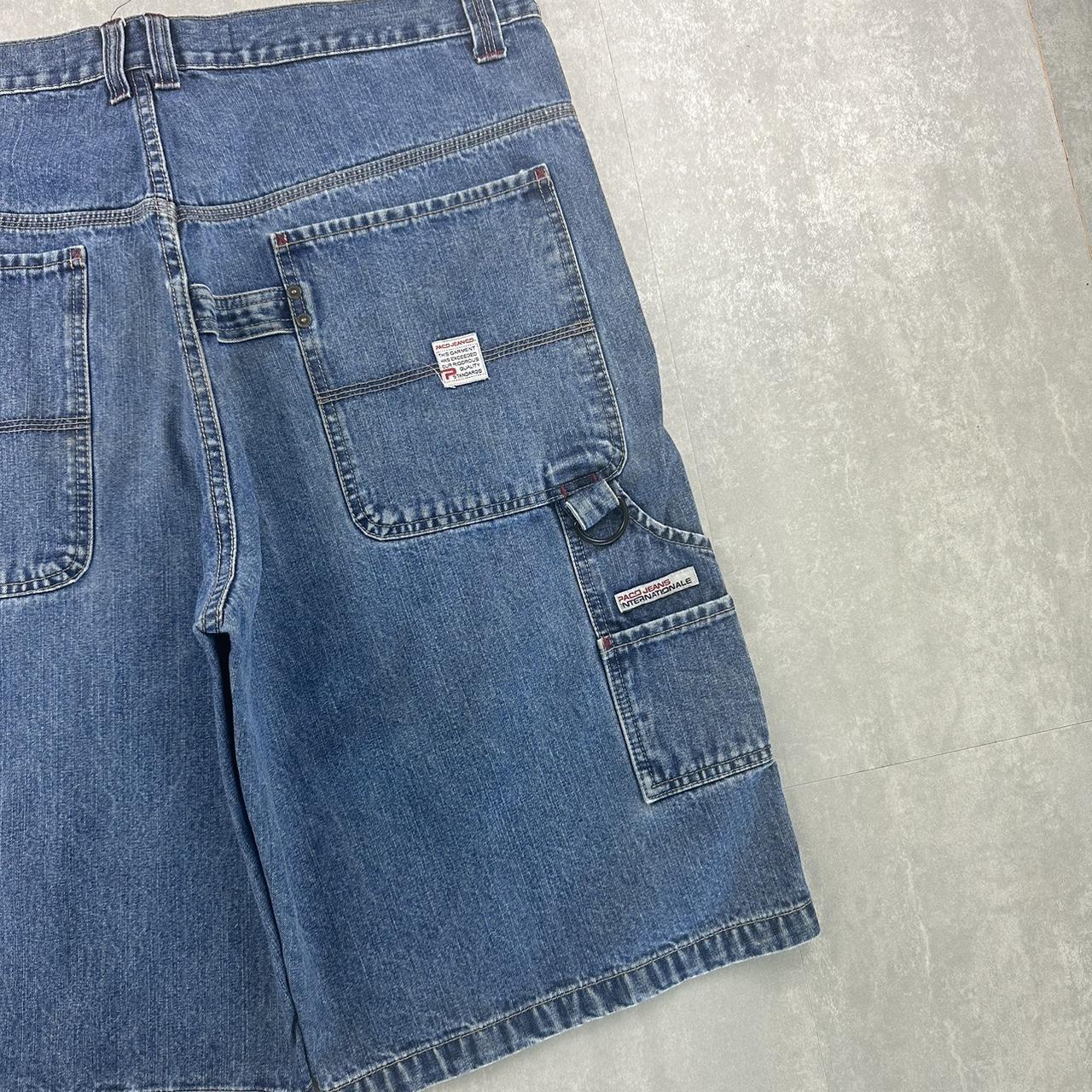 Paco Jeans 2000s spellout carpenter style jorts