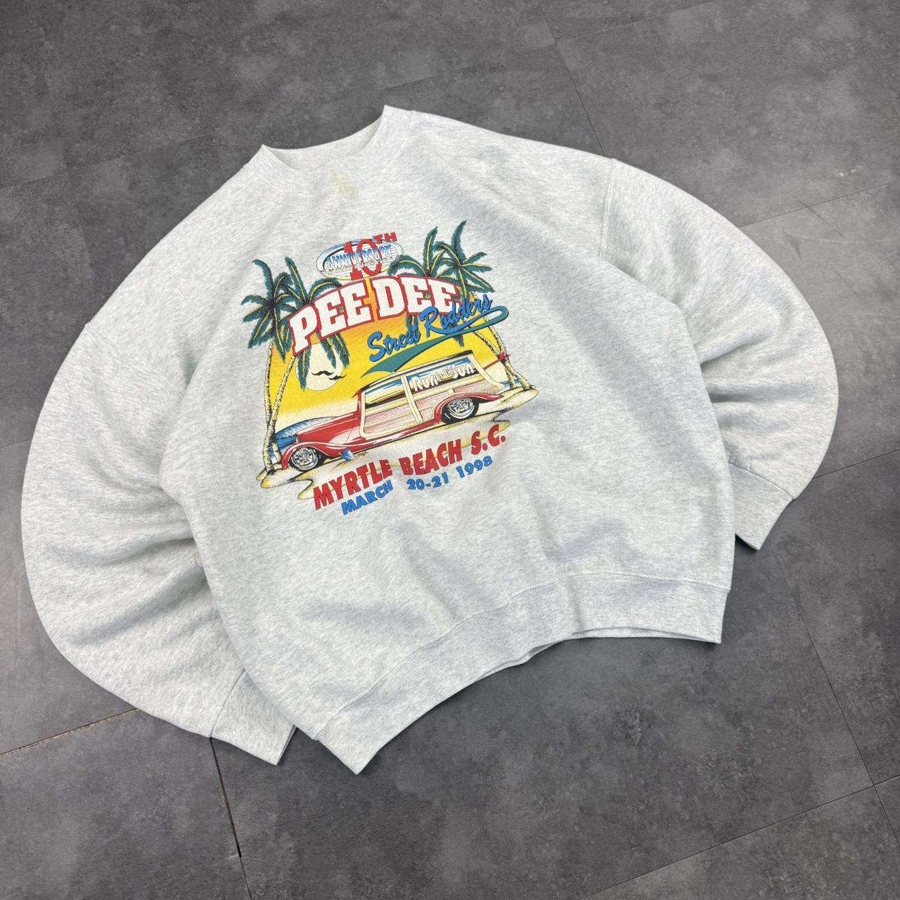 Fruit of the loom 2000s pullover graphic print myrtle beach S