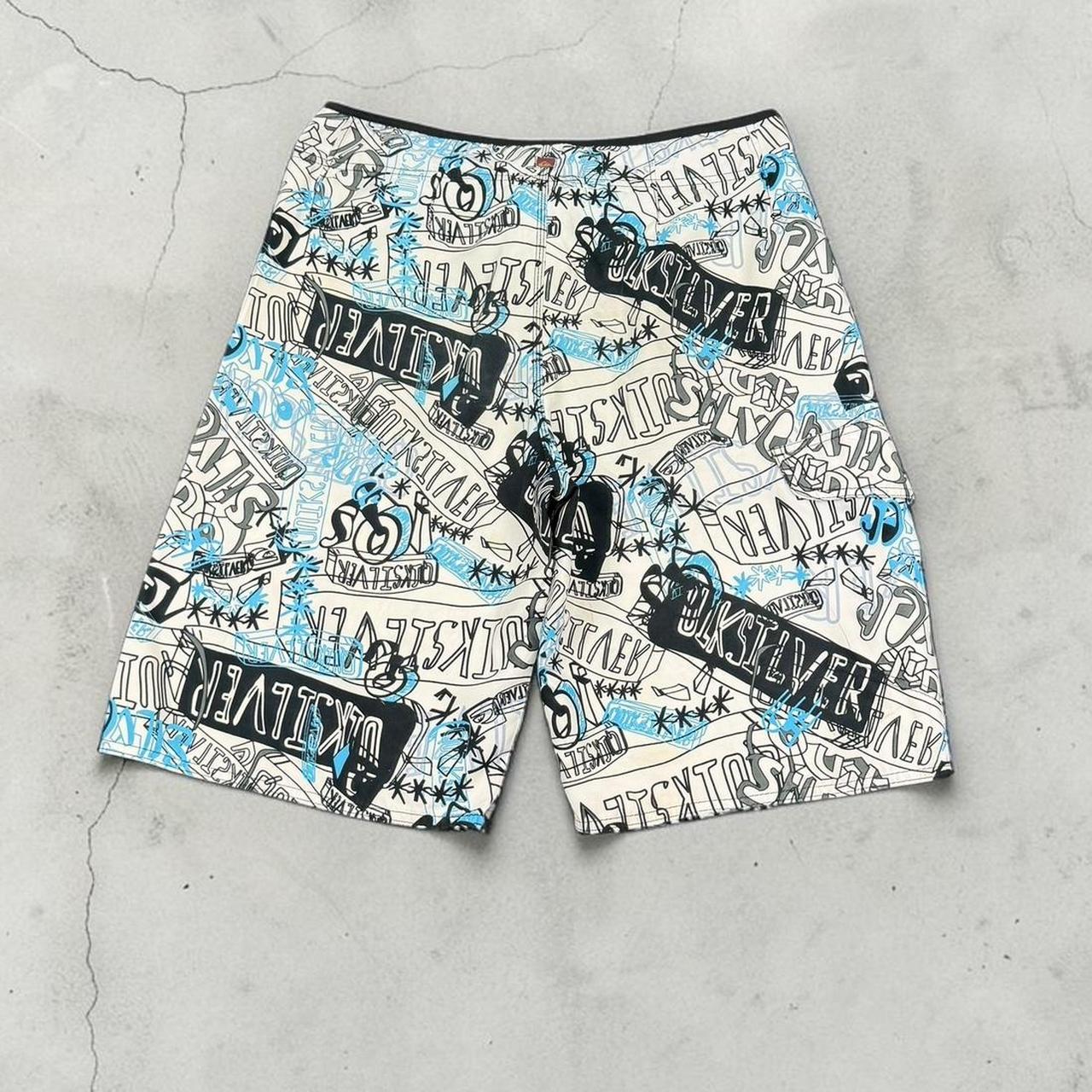 Quiksilver surfer vintage Y2K Surfwear beach swim board shorts