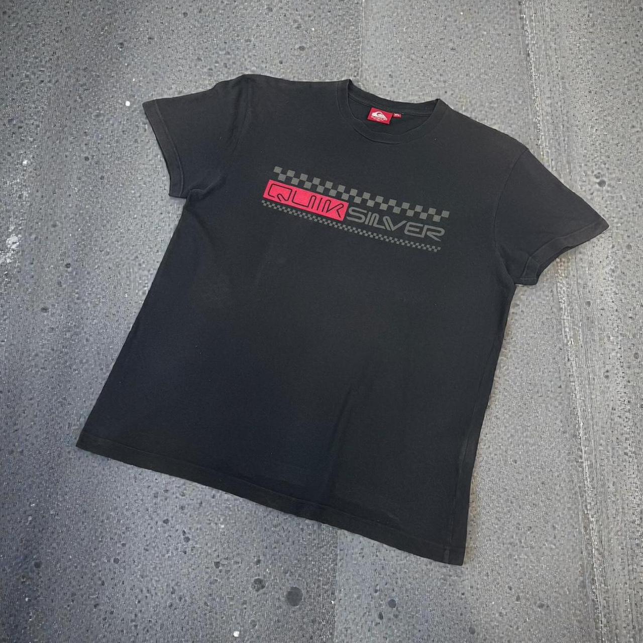 Quiksilver Vintage Y2K Surfwear logo boxy T-Shirt