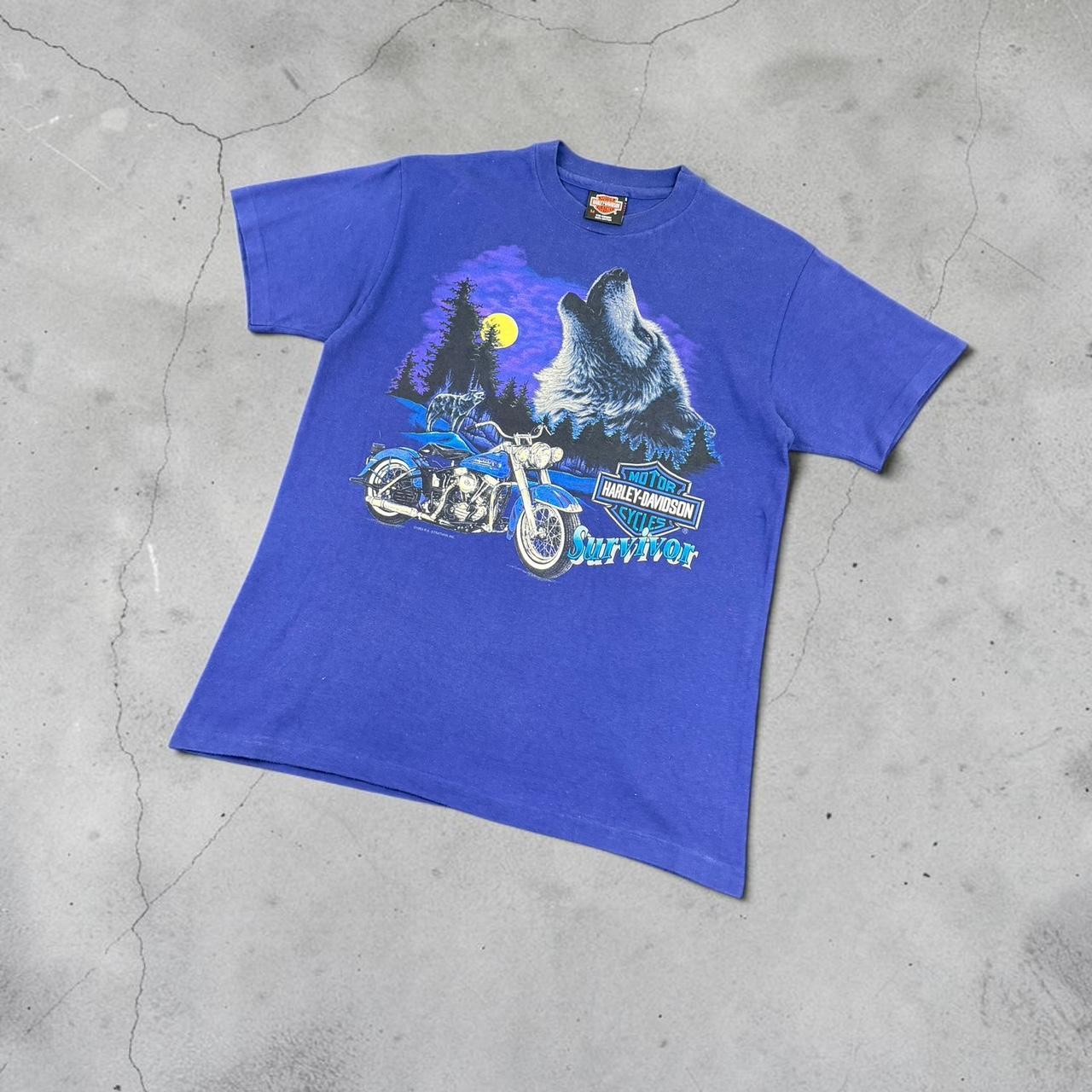 Harley Davidson biker Vintage Y2K Norway choppers eagle T-Shirt