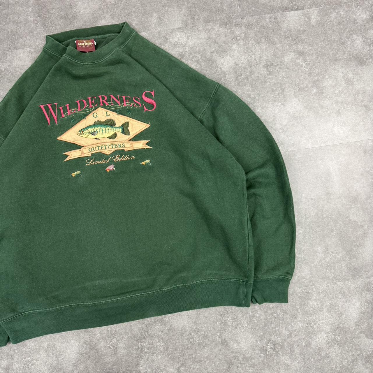 Vintage Lost Creak 90s wilderness embroidered sweatshirt