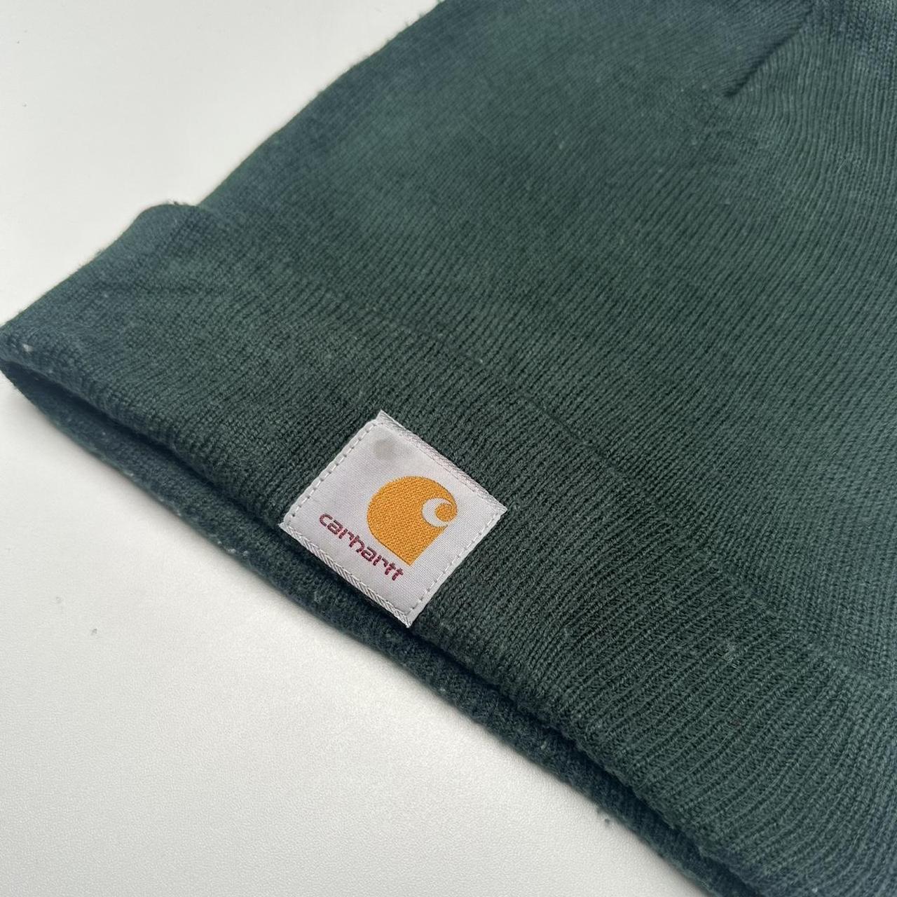 Carhartt 2000s vintage Surfwear Skater embroidered logo beanie hat