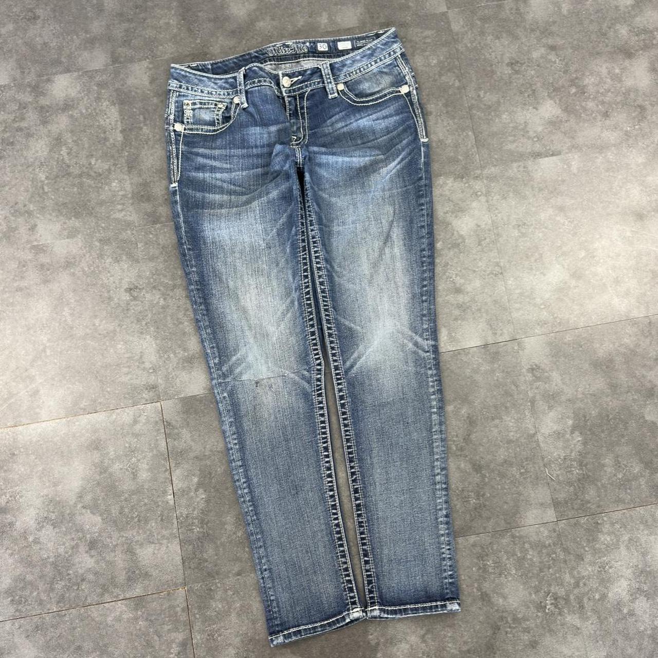 Miss Me straight relaxed skinny fit jeans