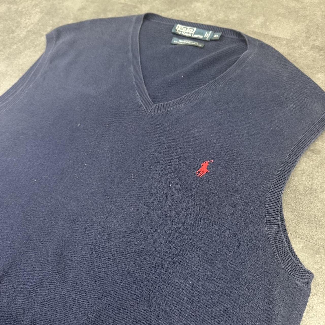 Polo Ralph Lauren 90s heavyweight chunky knit pullover knit Vest
