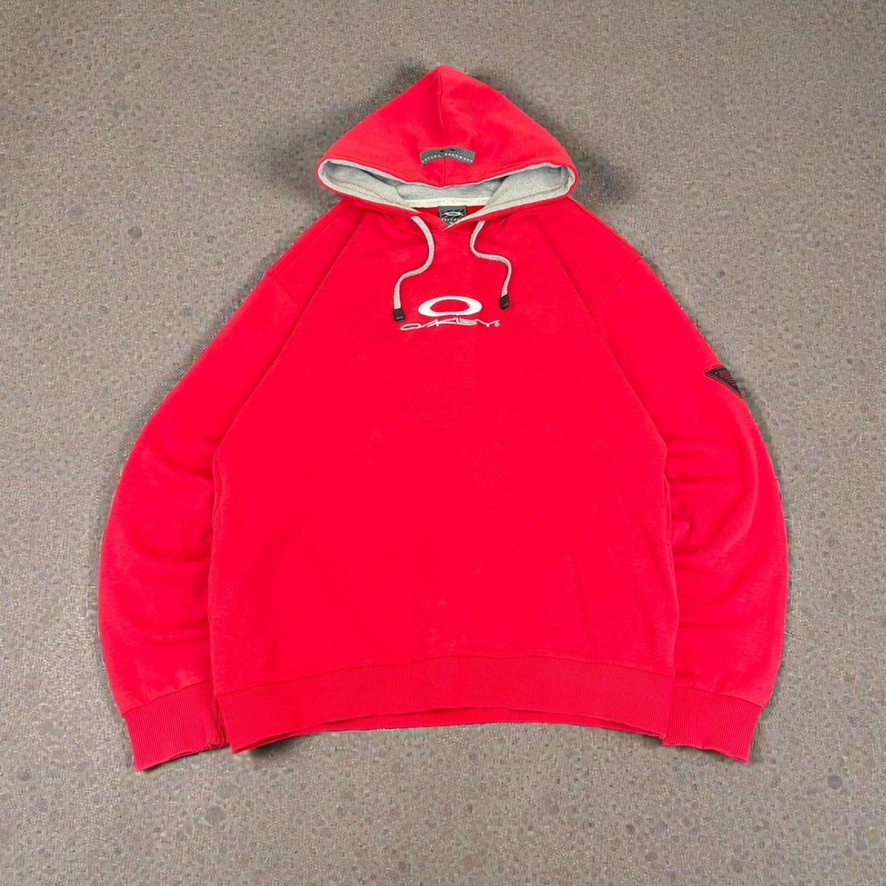 Rare Oakley Software Vintage Y2K Surfwear gorpcore logo boxy hoodie