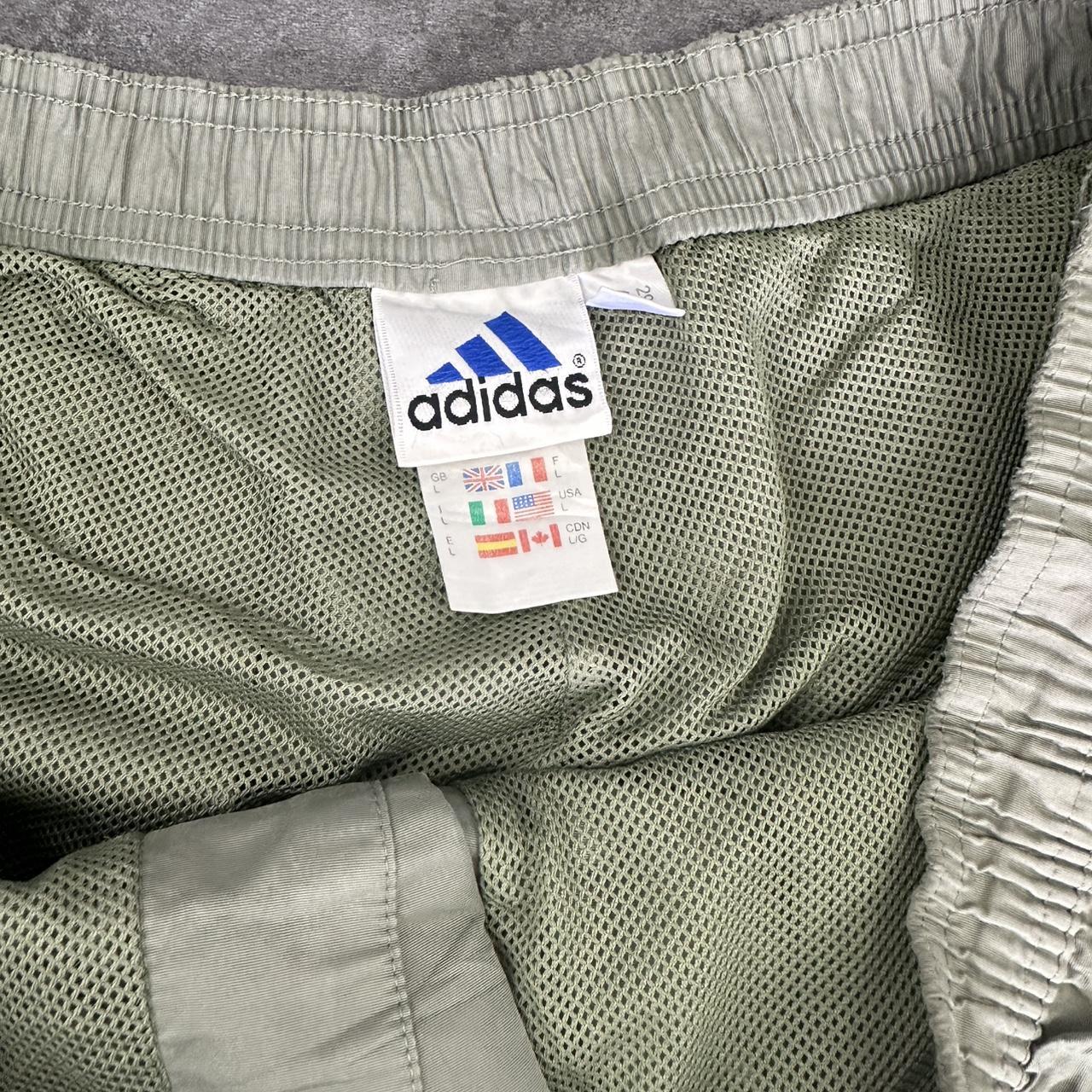 Adidas 2000s baggy vintage sportswear adjustable track pants
