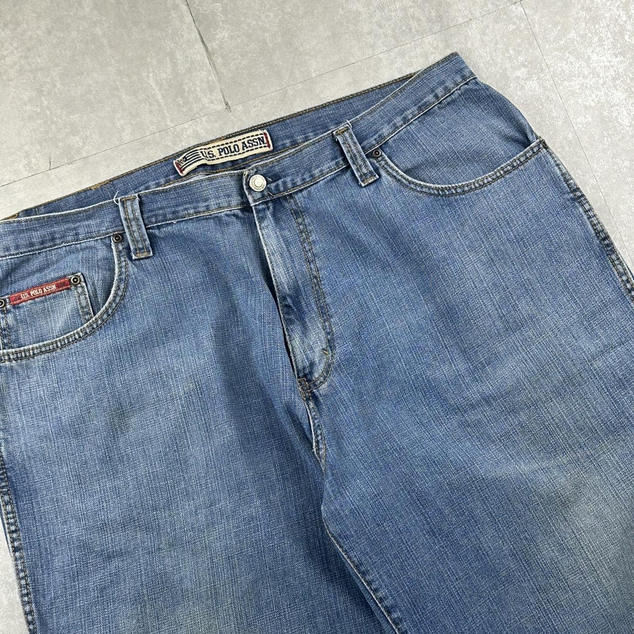 US Polo Assn 2000s spellout carpenter style jorts