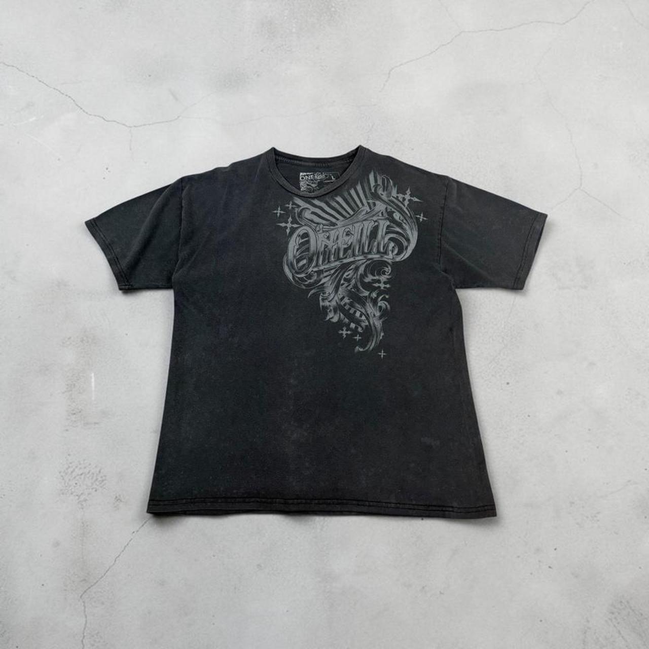 O’Neill Surfwear black and grey Y2K T-Shirt
