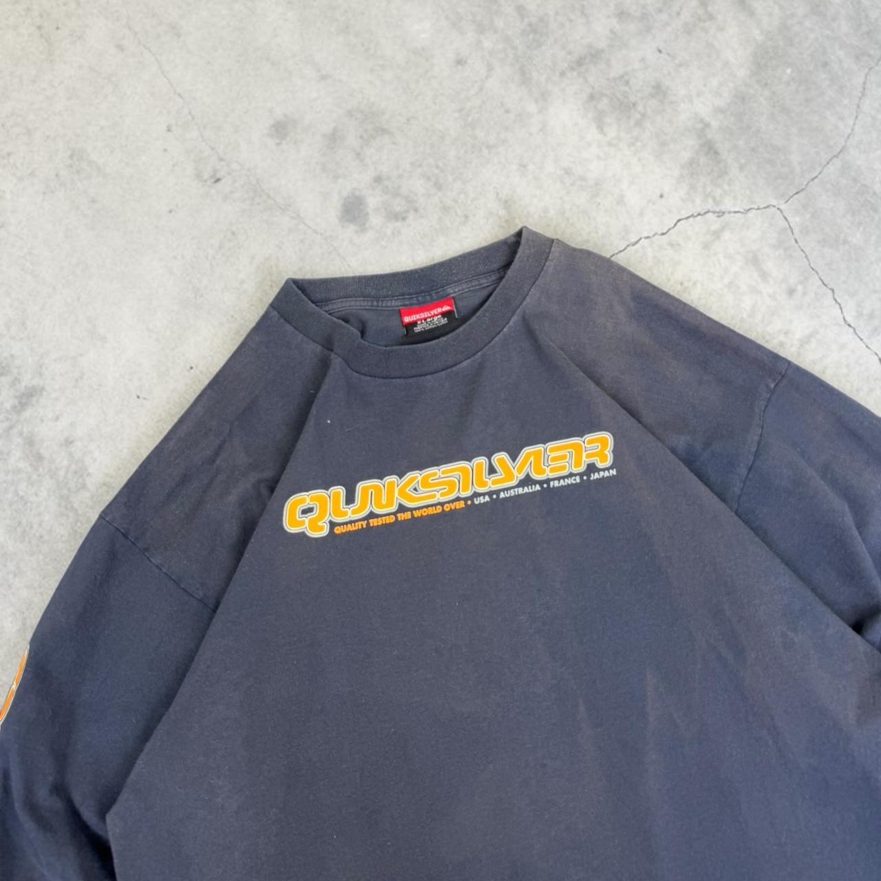Rare Quiksilver Vintage Y2K Surfwear long sleeve T-Shirt
