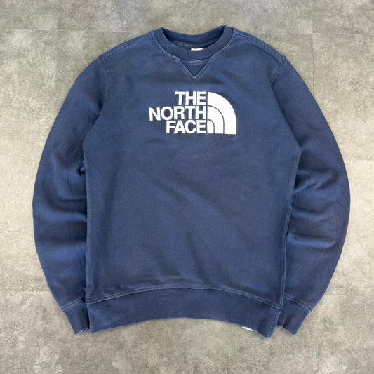 The North Face Vintage 90s Y2k embroidered graphic print spellout logo Sweatshirt
