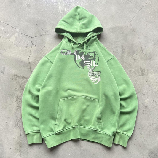 Quiksilver Vintage Y2K Surfwear 2000s spellout hoodie