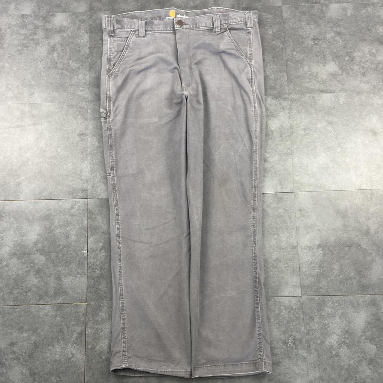 Carhartt 2000s dungaree workwear comfort fit denim cargo trousers