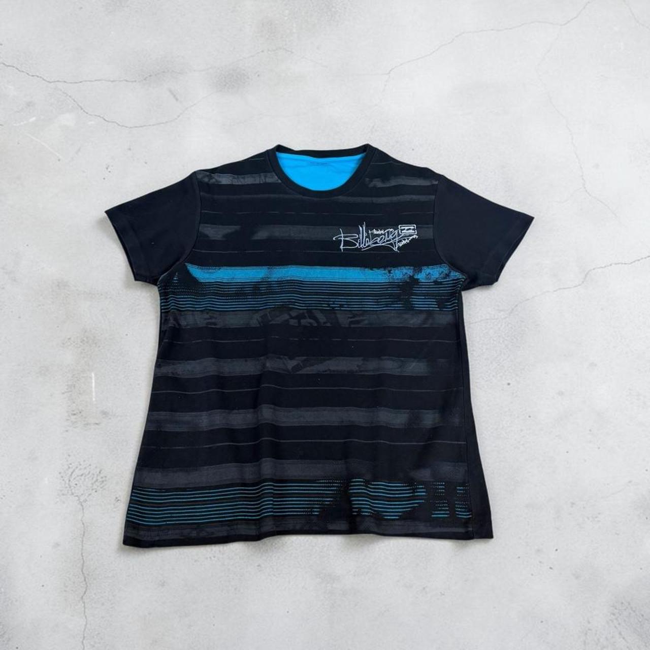 Billabong Surfwear blue and black Y2K T-Shirt