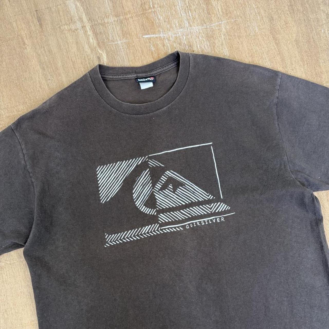 Quiksilver Surfwear brown Y2K T-Shirt